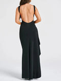 Danielle Backless Maxi Dress - Fashion Pov