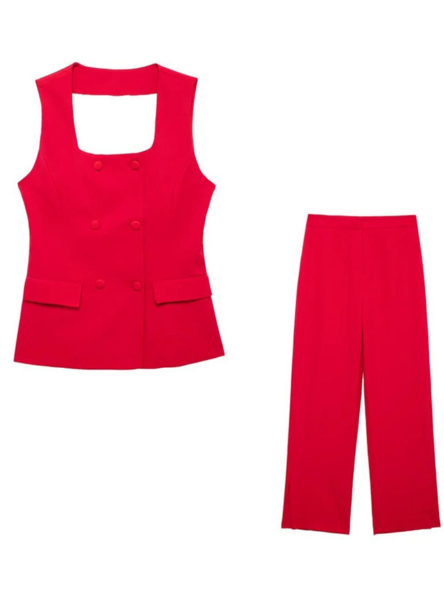 Danielle Waistcoat & Pant Set - Fashion Pov