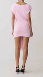 Daphne Draped Sash Mini Dress - Fashion Pov
