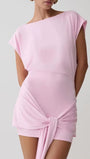 Daphne Draped Sash Mini Dress - Fashion Pov