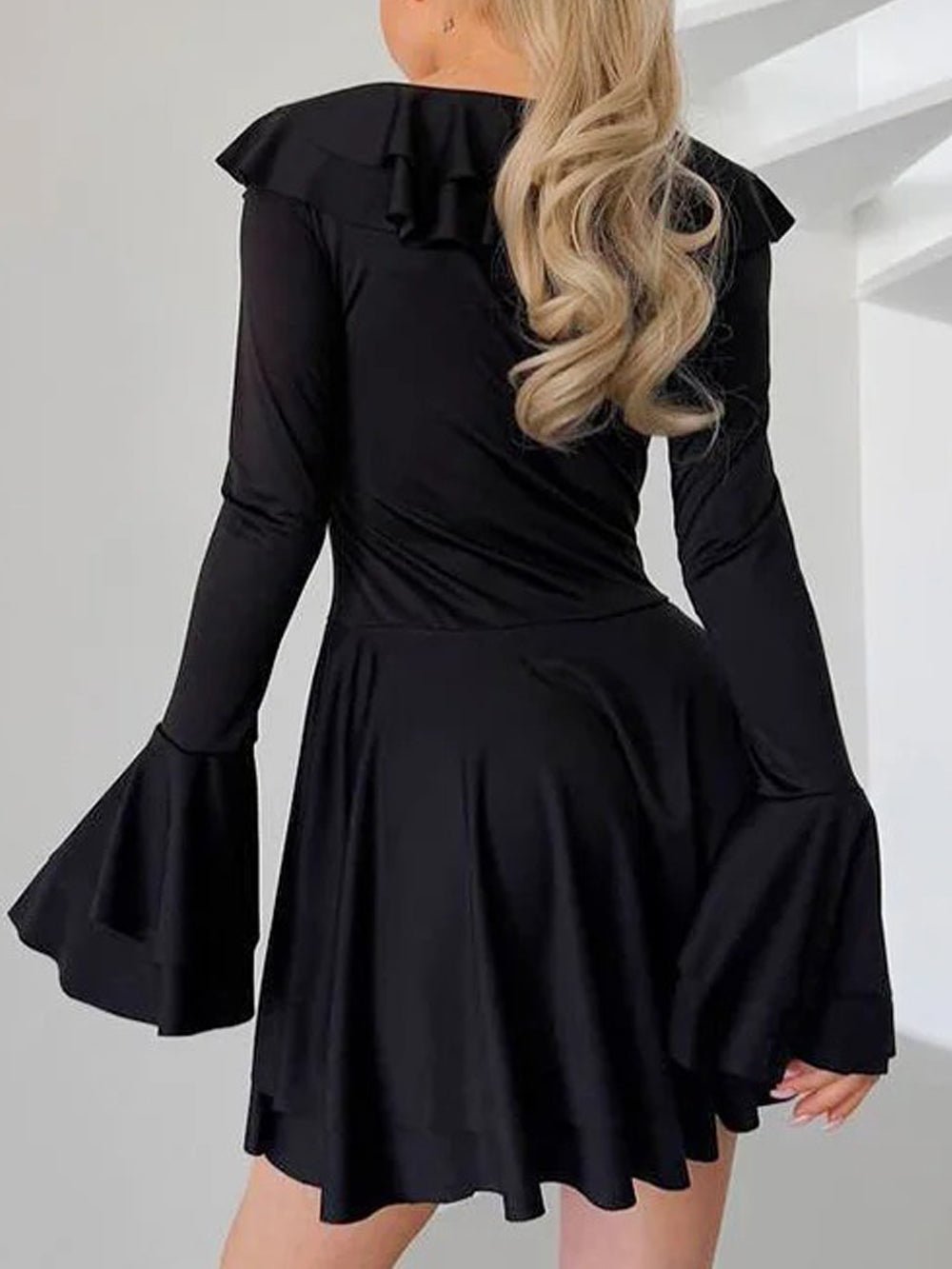 Daphne Long Sleeve Mini Dress - Fashion Pov