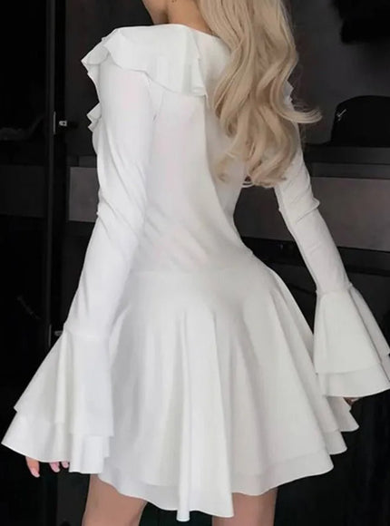 Daphne Long Sleeve Mini Dress - Fashion Pov