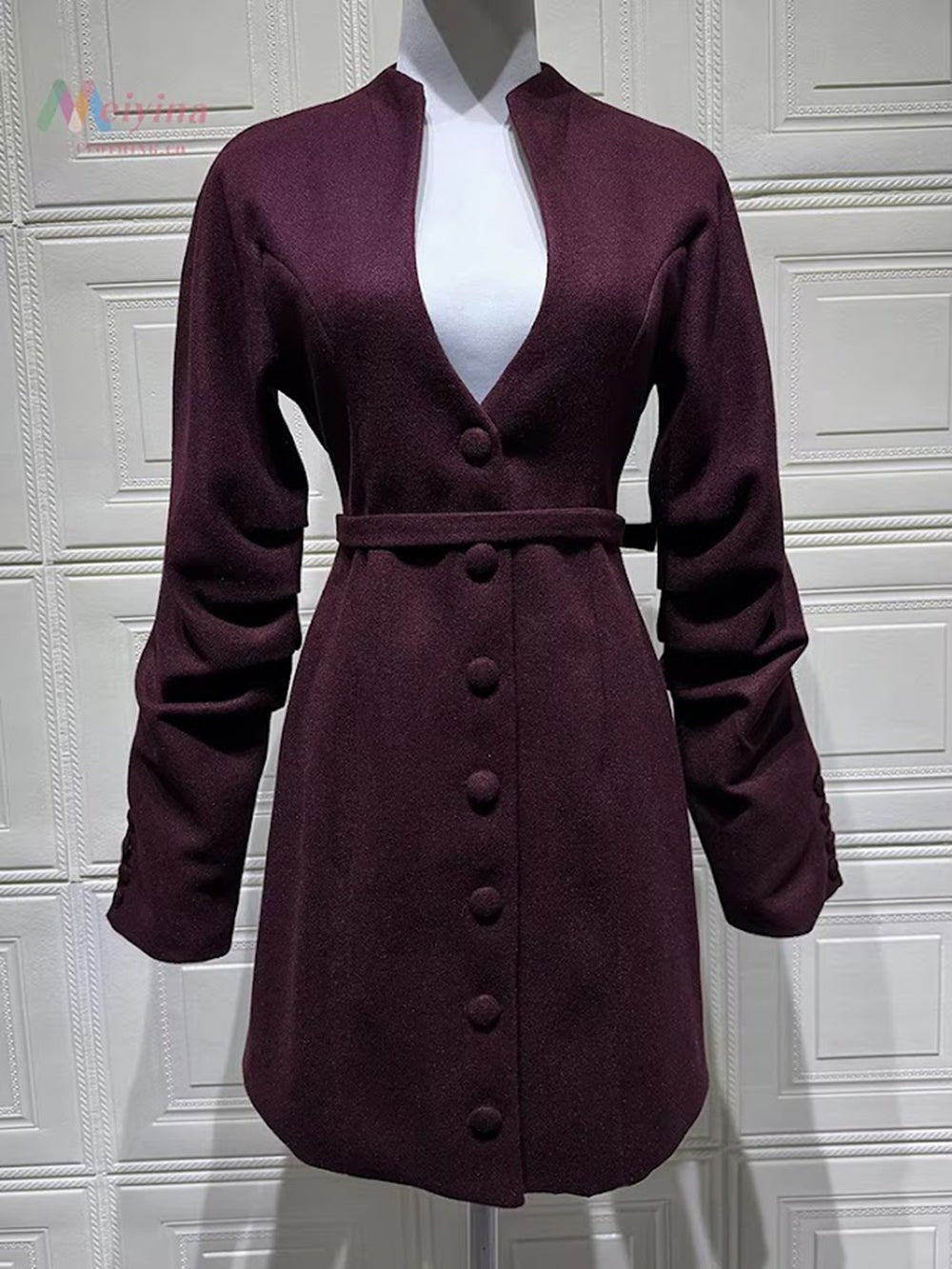 Daphne Plunge Blazer Mini Dress - Fashion Pov