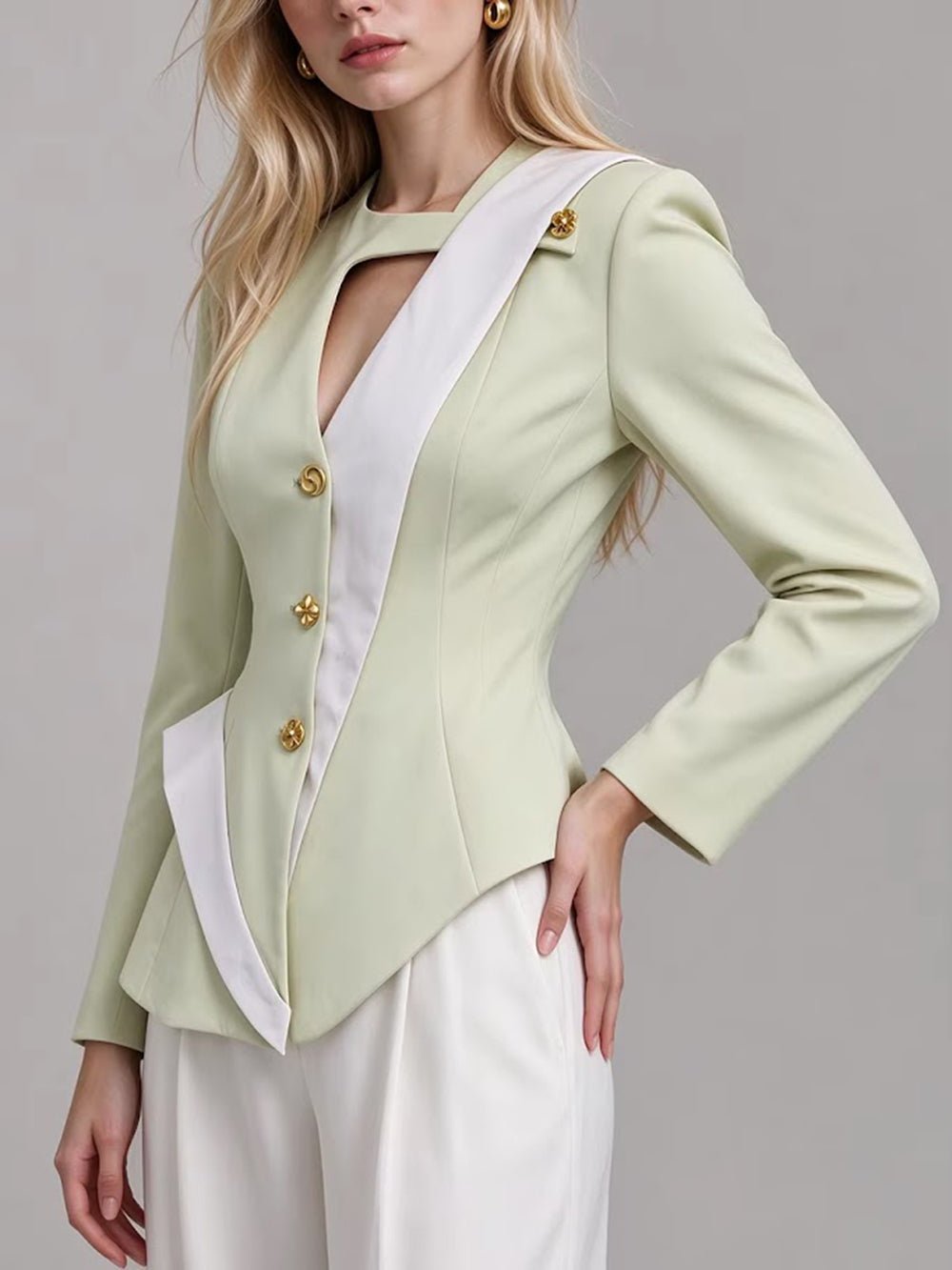 Daphne Sculpted Tailored Pants Set - Fashion Pov