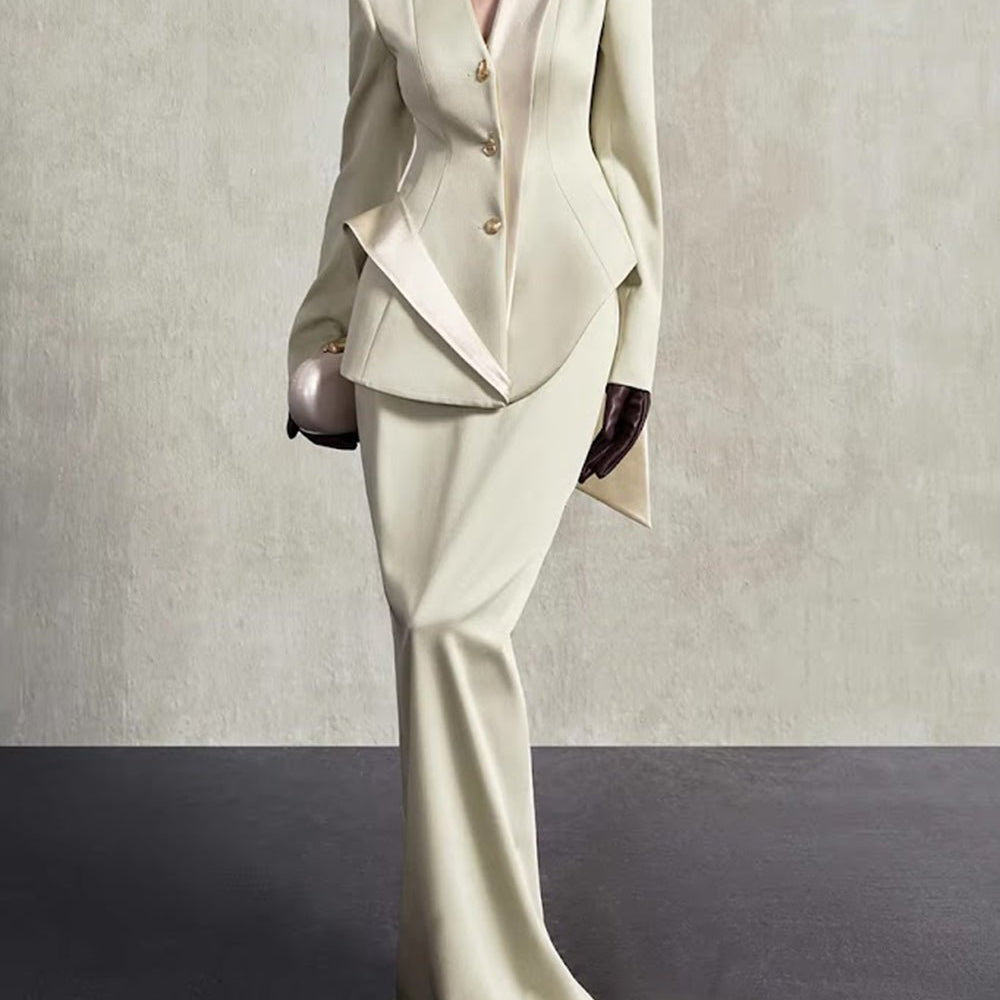 Daphne Sculpted Tailored Pants Set - Fashion Pov