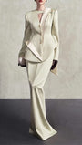 Daphne Sculpted Tailored Pants Set - Fashion Pov