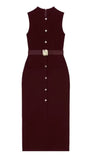 Daphne Sleeveless Midi Dress - Fashion Pov