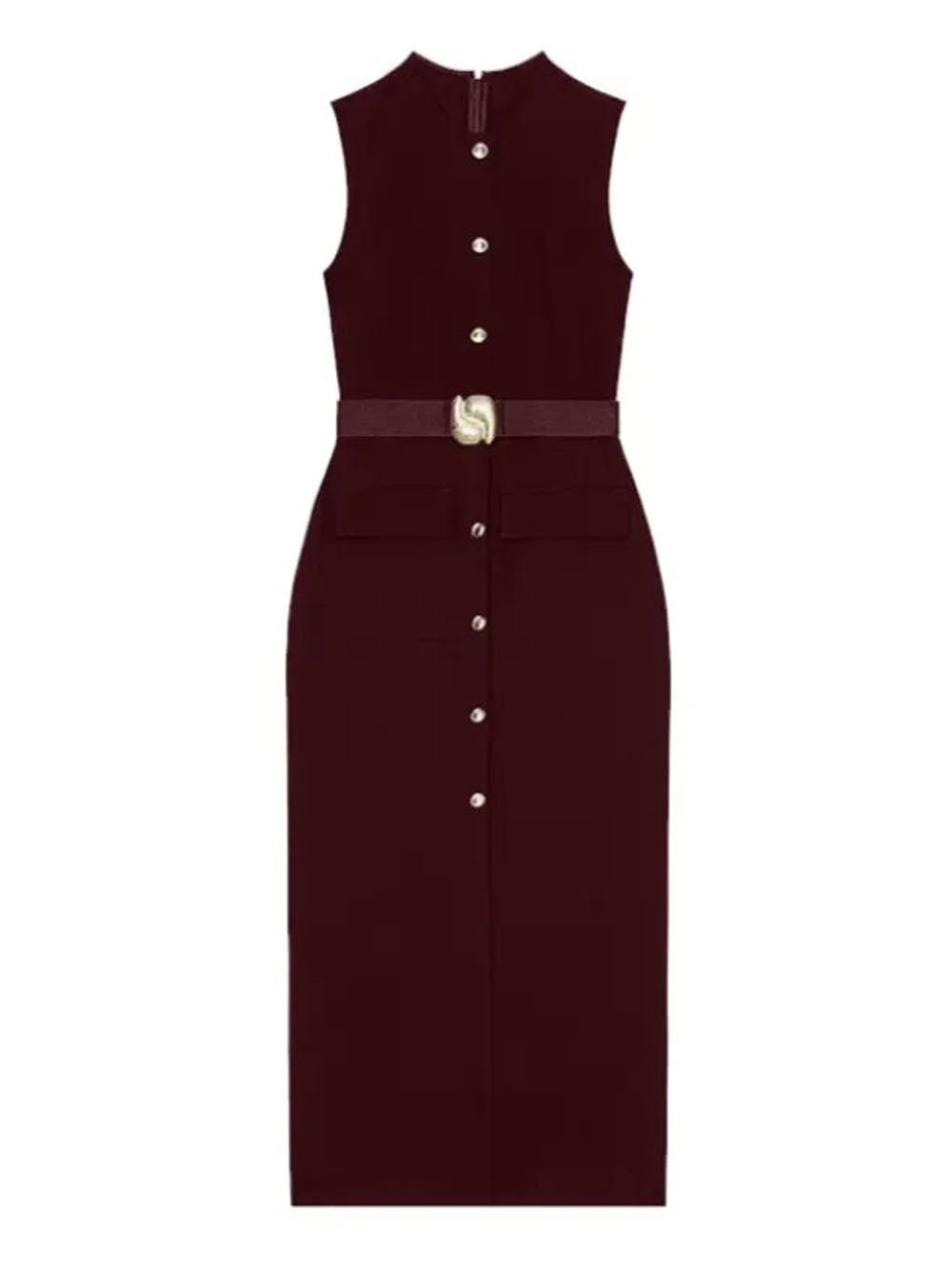 Daphne Sleeveless Midi Dress - Fashion Pov