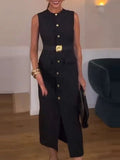 Daphne Sleeveless Midi Dress