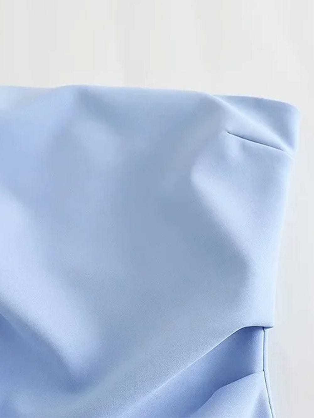 Delilah Strapless Draped Mini Dress - Fashion Pov