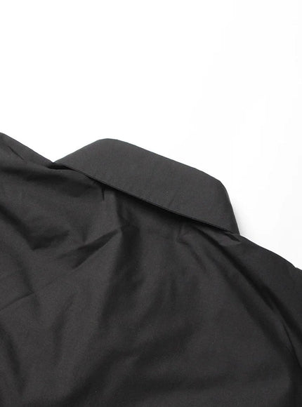 Desha Single Breasted Bowknot Shirt - Fashion Pov