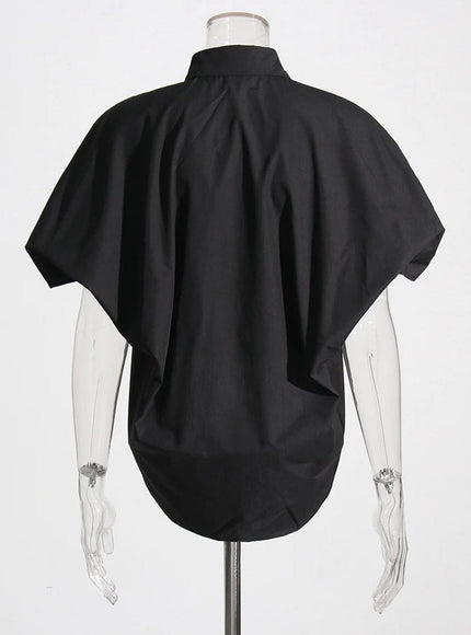 Desha Single Breasted Bowknot Shirt - Fashion Pov