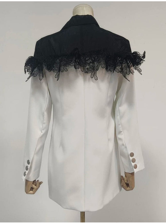 Double Breasted Slim Blazer - Fashion Pov