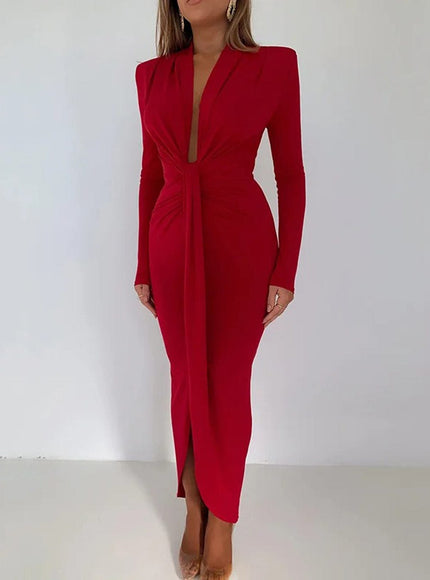 Eden Bodycon Midi Dress - Fashion Pov