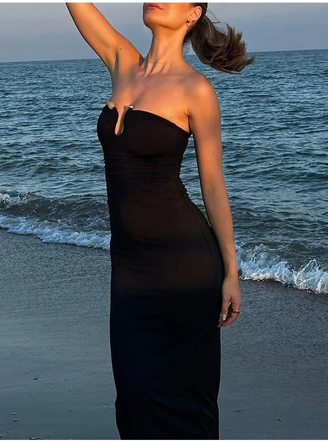 Eden Off Shoulder Maxi Dress - Fashion Pov