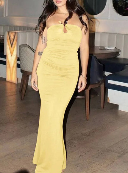 Eden Off Shoulder Maxi Dress - Fashion Pov