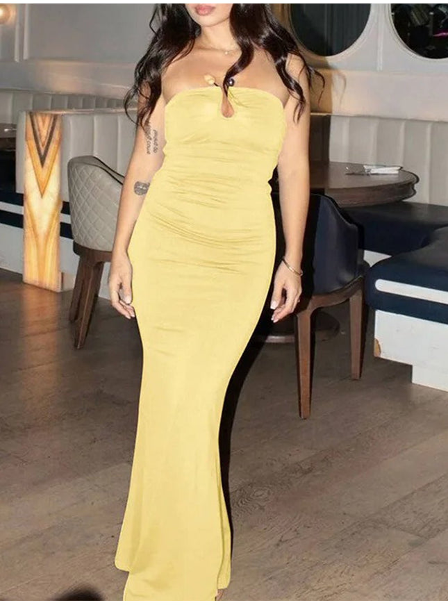 Eden Off Shoulder Maxi Dress - Fashion Pov