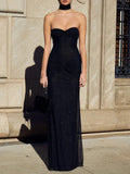 Eden Sleeveless Mesh Maxi Dress - Fashion Pov