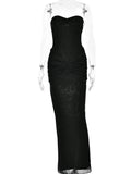 Eden Sleeveless Mesh Maxi Dress - Fashion Pov