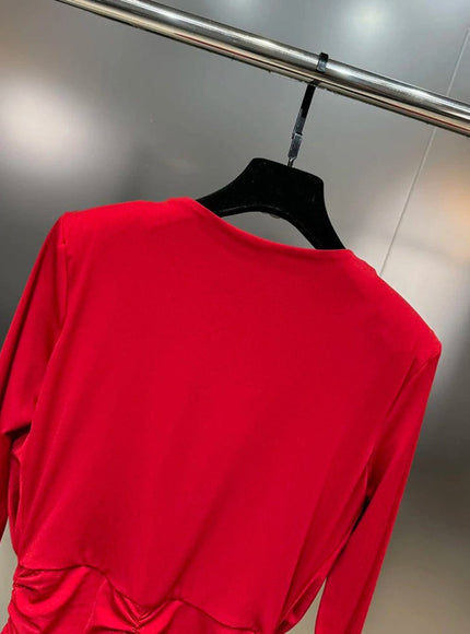 Ekram Fold Mini Dress - Fashion Pov