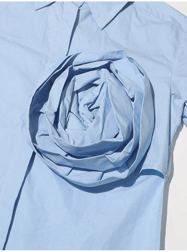 Elisa Appliques Shirt - Fashion Pov