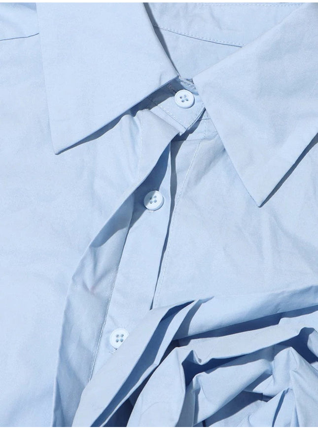 Elisa Appliques Shirt - Fashion Pov