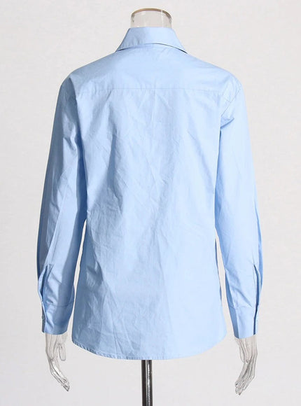 Elisa Appliques Shirt - Fashion Pov