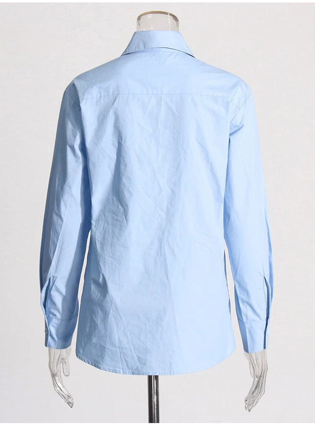 Elisa Appliques Shirt - Fashion Pov