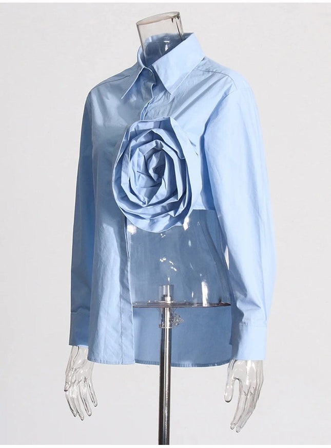 Elisa Appliques Shirt - Fashion Pov