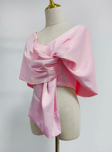 Elise Backless Folds Top - Fashion Pov