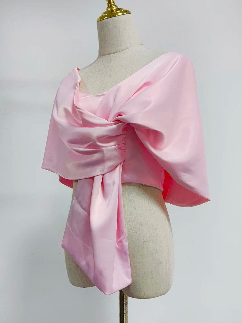 Elise Backless Folds Top - Fashion Pov