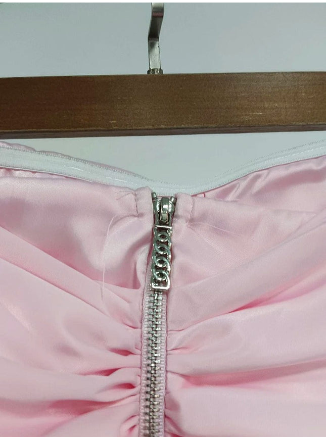 Elise Backless Folds Top - Fashion Pov