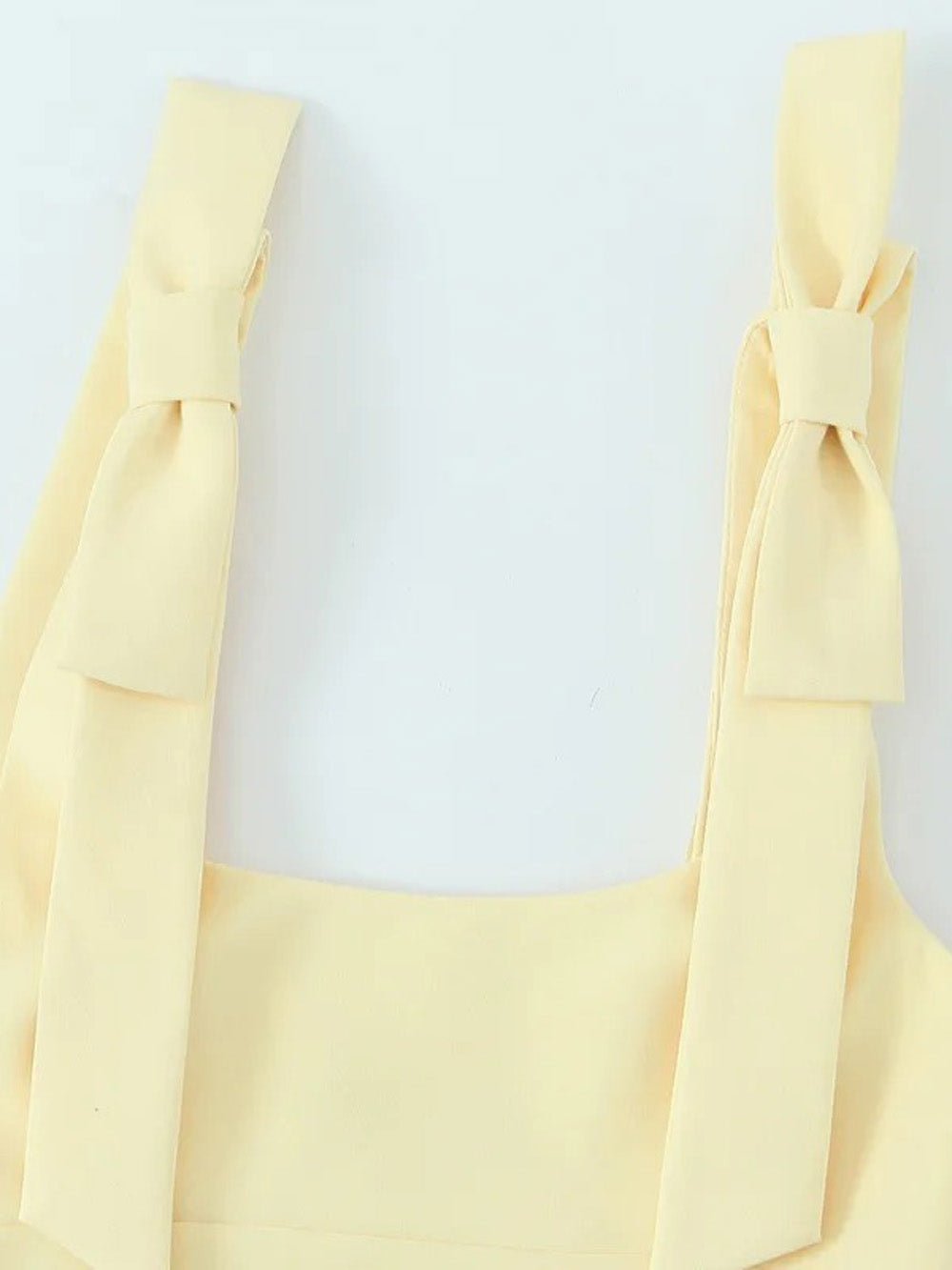 Elise Bow Strap Crop Top - Fashion Pov