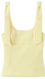 Elise Bow Strap Crop Top - Fashion Pov