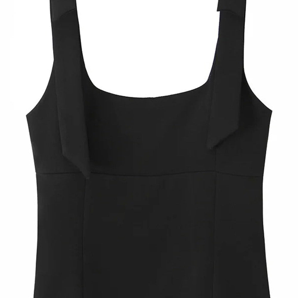 Elise Bow Strap Crop Top - Fashion Pov