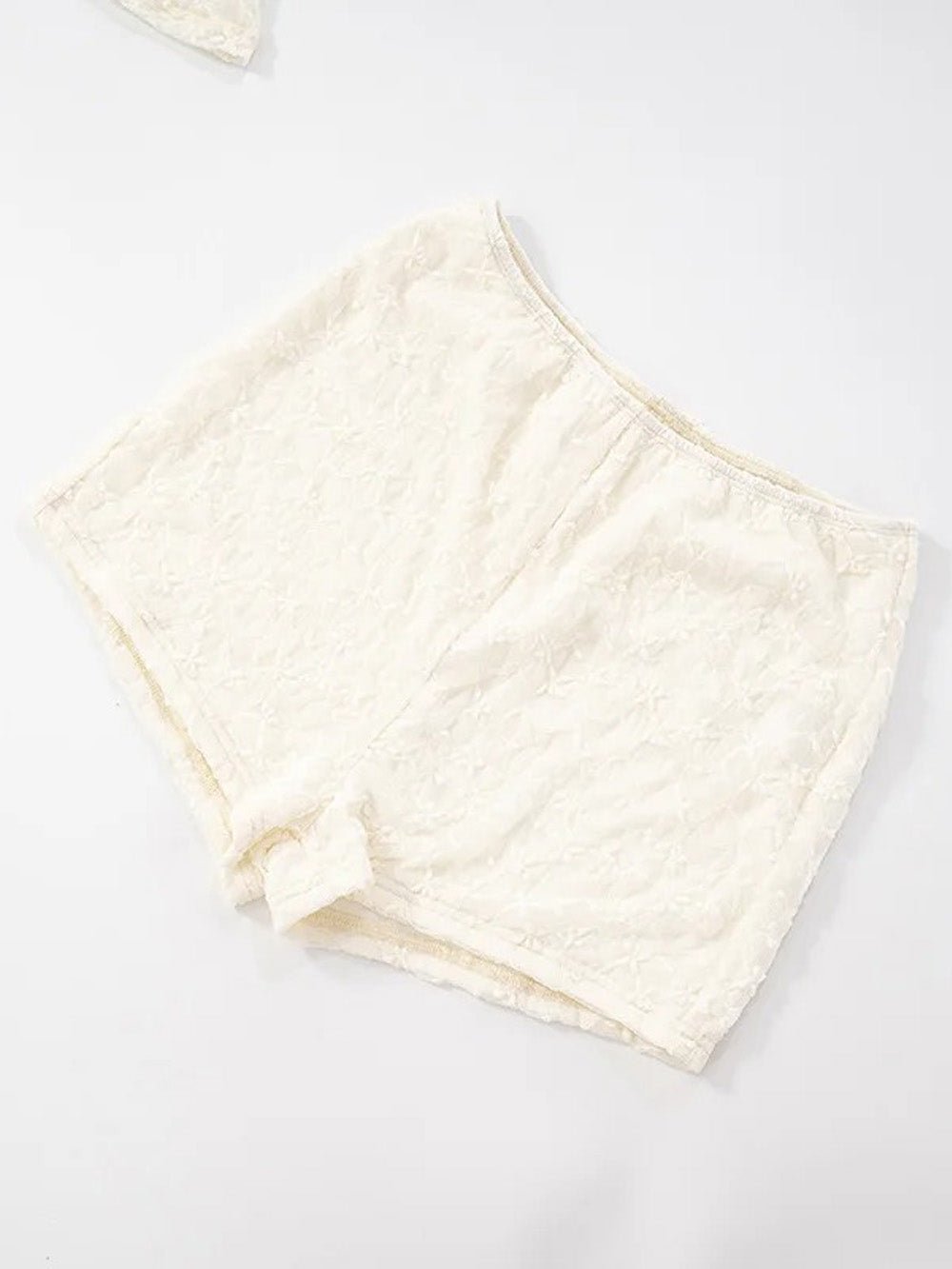 Elise Lace Drape Three Piece - Fashion Pov