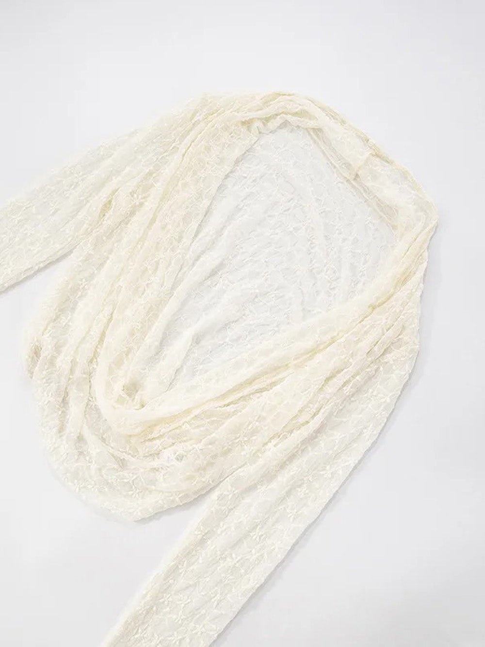 Elise Lace Drape Three Piece - Fashion Pov