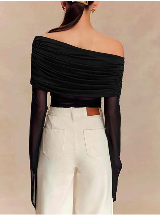 Elise Off Shoulder Backless Top - Fashion Pov