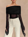 Elise Off Shoulder Backless Top