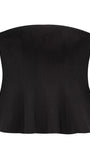 Elise Ruffled Corset Tube Top - Fashion Pov