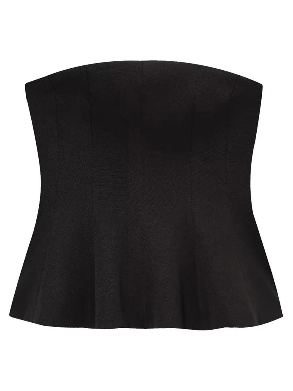 Elise Ruffled Corset Tube Top - Fashion Pov