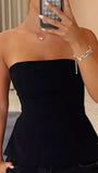 Elise Ruffled Corset Tube Top - Fashion Pov