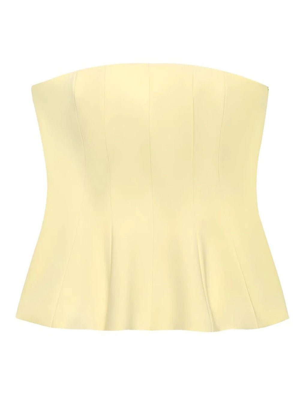 Elise Ruffled Corset Tube Top - Fashion Pov