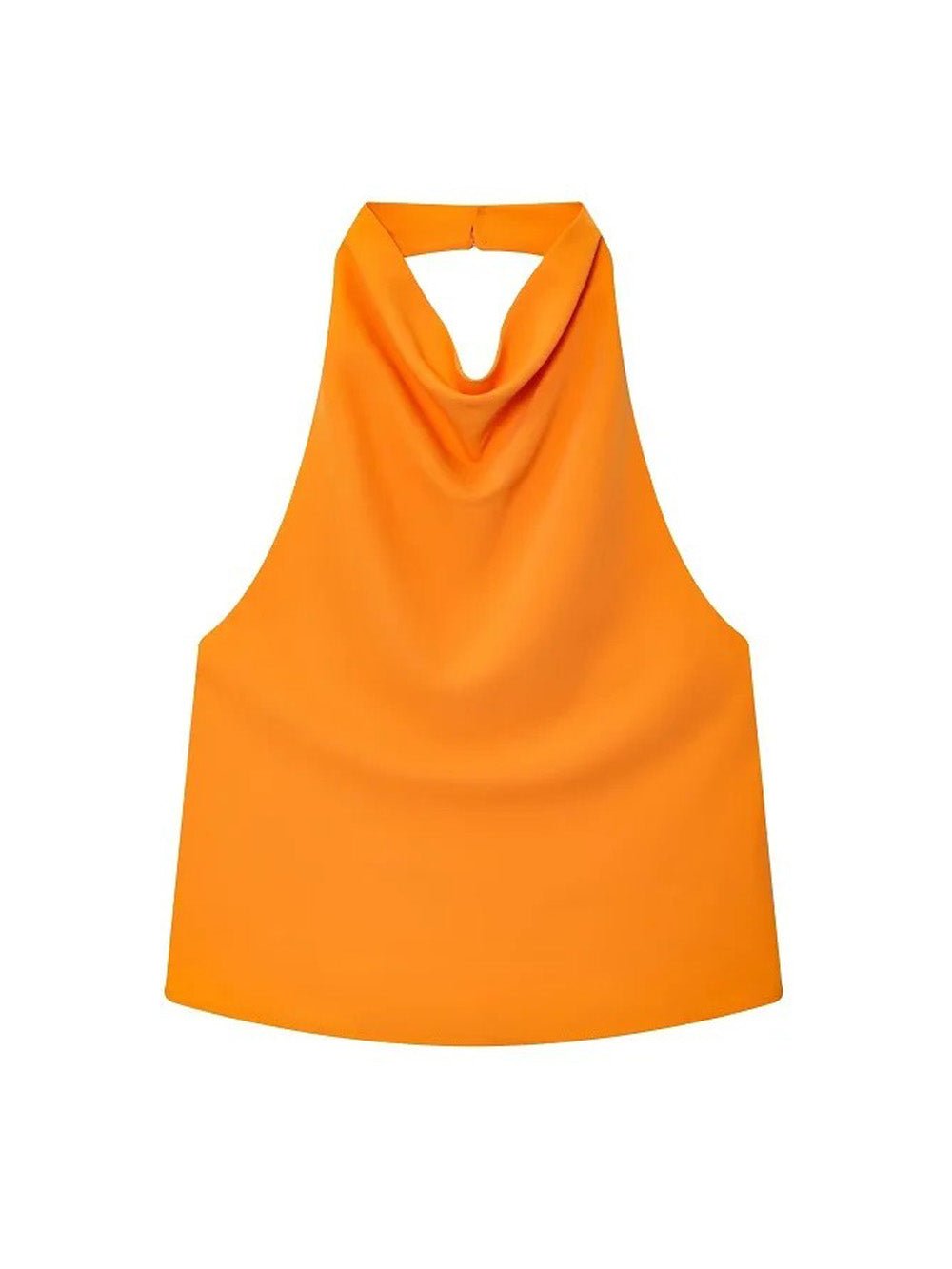 Elise Satin Halter Camisole - Fashion Pov