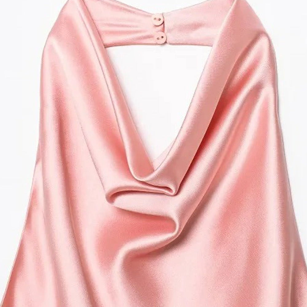 Elise Satin Halter Camisole - Fashion Pov