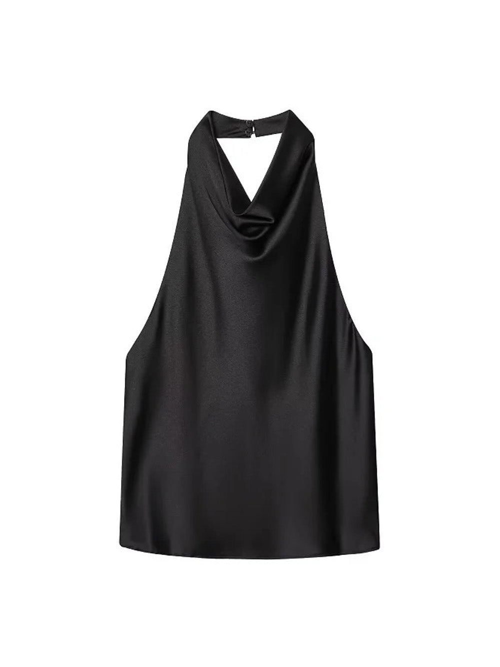Elise Satin Halter Camisole - Fashion Pov