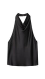 Elise Satin Halter Camisole - Fashion Pov