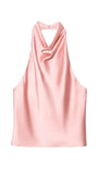 Elise Satin Halter Camisole - Fashion Pov