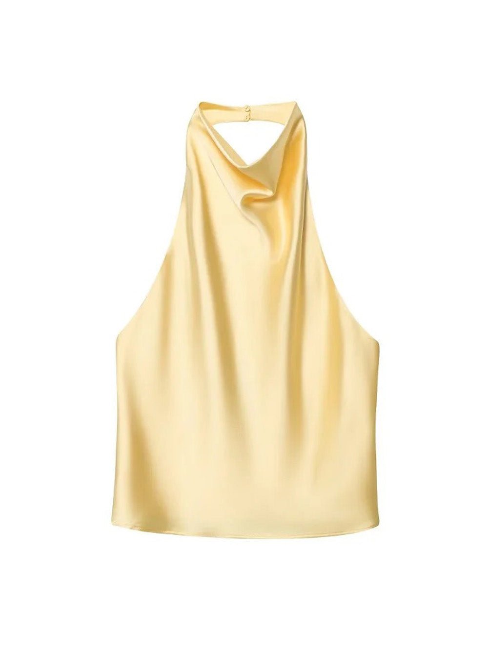 Elise Satin Halter Camisole - Fashion Pov