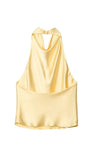 Elise Satin Halter Camisole - Fashion Pov